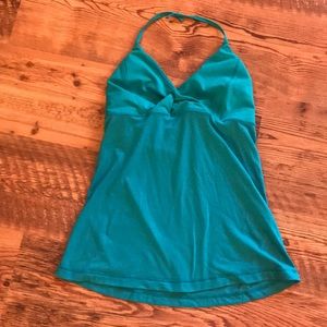 lululemon athletica Teal Halter Tank Top